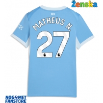 Manchester City Matheus Nunes #27 Domaci Dres za Ženska 2026-27 Kratak Rukav